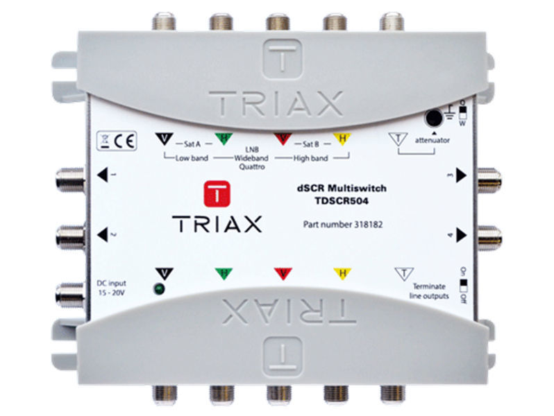 TRIAX TDSCR 504 Way Sky Q™ Multiswitch
