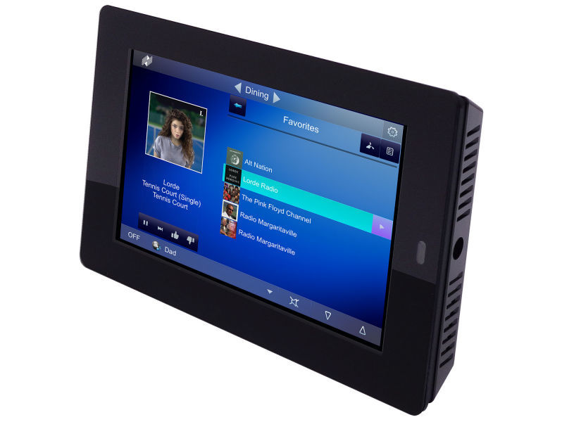 NILES 4'' PoE Wall Mount Touch Panel BLACK