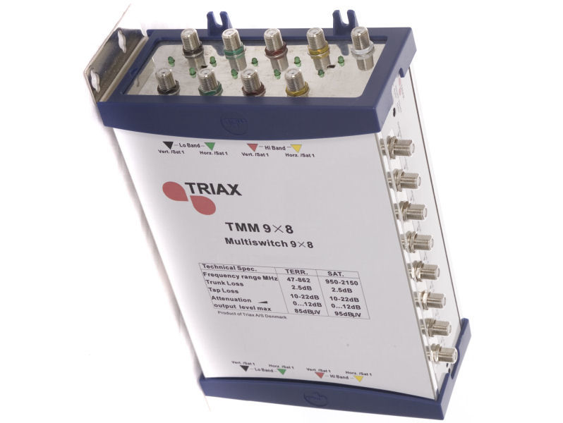 TRIAX TMM 9x8 CASCADE Multiswitch