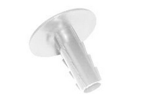 (100) Cable Hole Tidy - Grommet WHITE 7mm