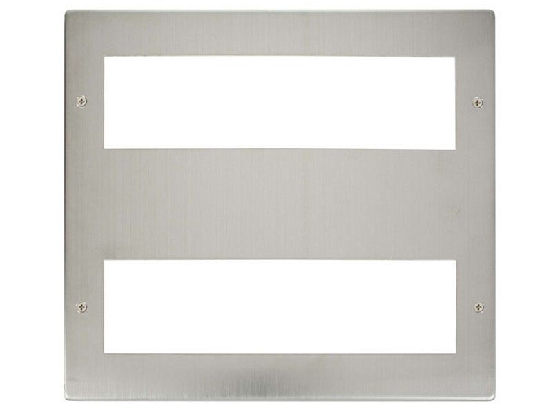 MEDIA Outlet Stainless Steel 16 Module