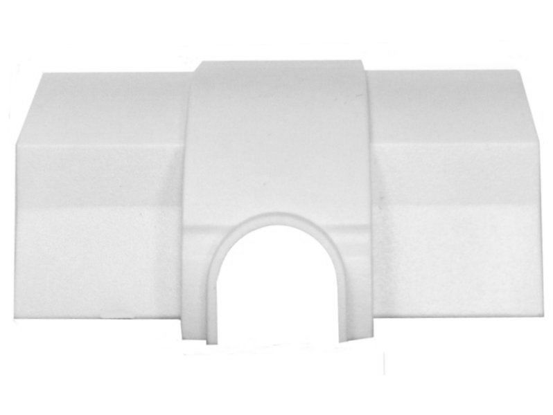 D-LINE 22 x22mm x 1/4'' CABLE OUTLET White
