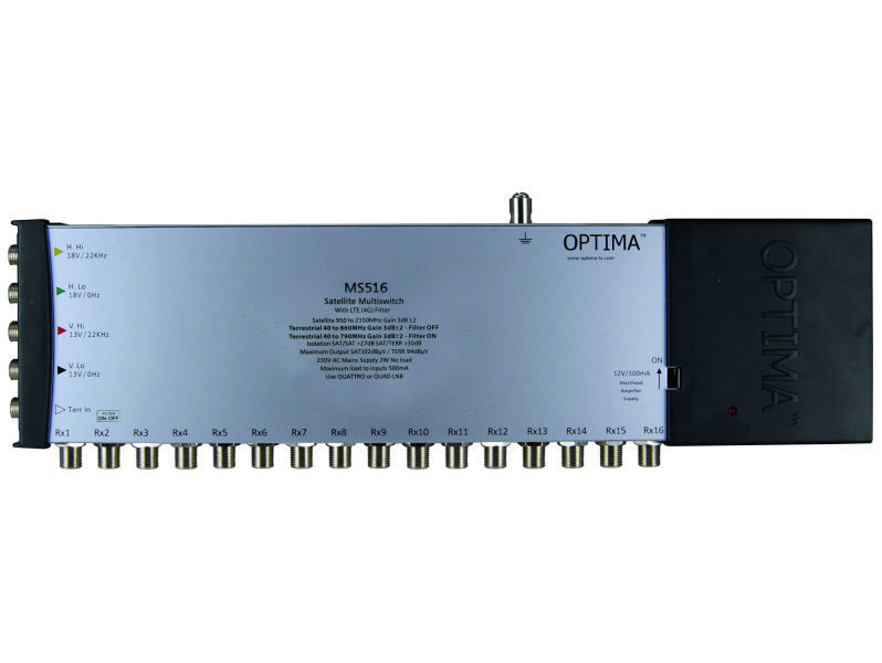 OPTIMA MS516LTE Multiswitch 5 In 16 Out