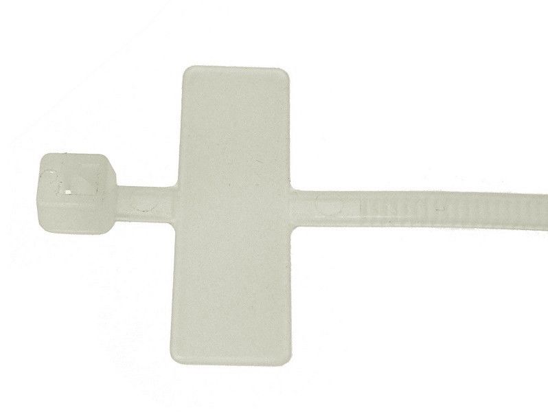 (100) 100mm Marker Cable Tie Natural
