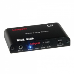 LABGEAR HD2 SP2  2 WAY 4K ULTRA HD 4K X 2K @ 60HZ LOSSLESS HDMI SPLITTER EDID