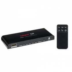 LABGEAR HDS5 5 WAY 4K HDMI SWITCH  HDMI 2.0, HDCP 2.2 AND DVI 1.0