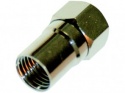 (1) BUDGET Crimp F Plug 1.25mm (Single)