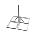 Pro 3'' x 3' Non-Penetrating Roof Mount For Satellite Dishes & Aerials