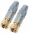 HQ High Quality 24k Gold Plalted F Connector 2x