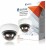 Konig Dummy CCTV Dome Camera with IR LEDs that light up in dark