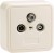 Konig Coax End Wall Outlet Socket for connecting Radio, TV & Satellite Receiver