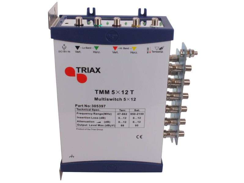 TRIAX TMM 5x12T CASCADE-TERMINATED