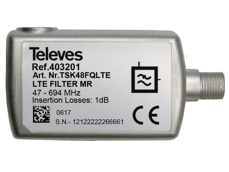 TELEVES CH48 Indoor 5G LTE700 Filter