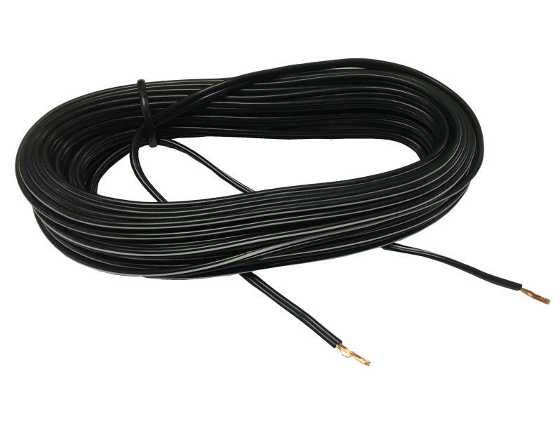 10m Speaker Cable 2 Core 13 Strand Black