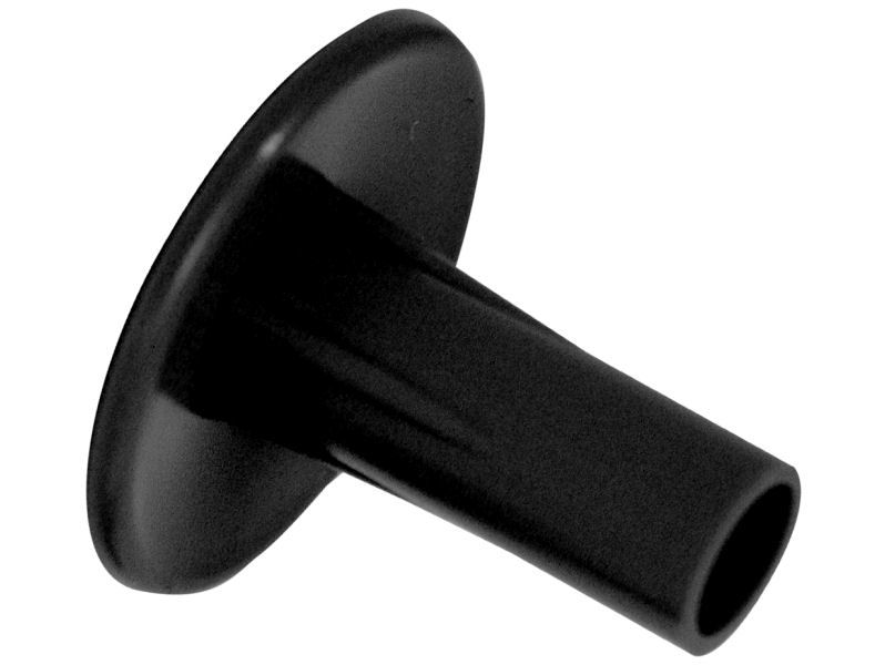 (100) Cable Hole Tidy - Grommet BLACK 7mm