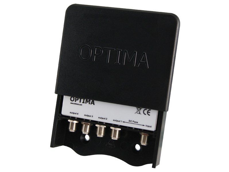 OPTIMA SP4 4 Way 'F' DC Combiner-Splitter