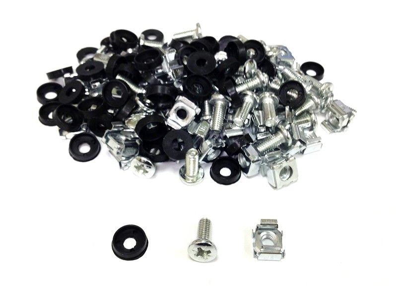 (50) ALL-RACK Nuts/Bolts/Washers CHROME