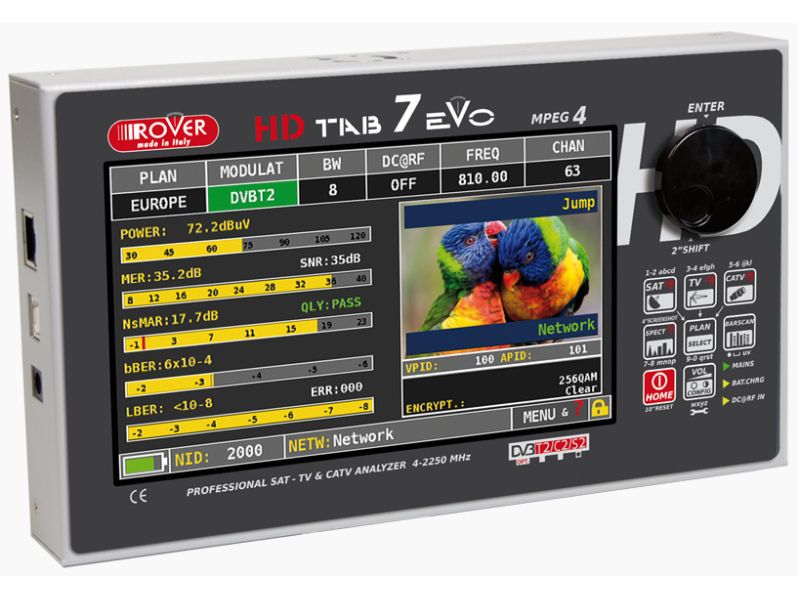 HIRE ROVER 7'' Touch HD Tablet Analyser