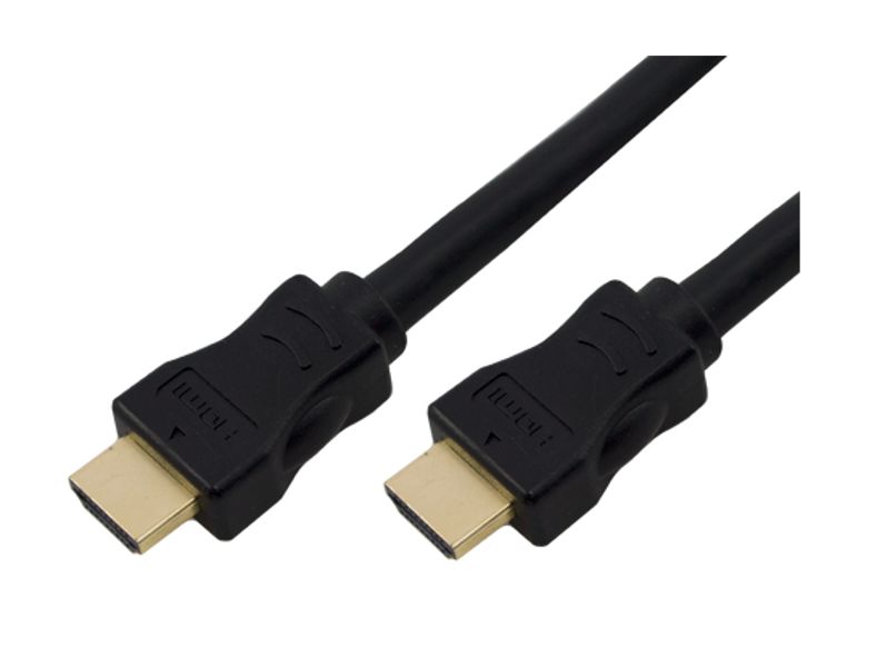 0.5m PRO Gold HDMI Lead BLACK (NO EMI)