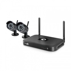 HomeGuard HGNVK48302-1 4CH Wireless NVR & 2x 1080P Day/Night CCTV Cameras 1TB