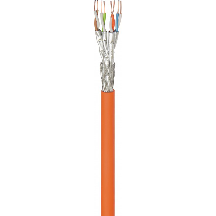 100m CAT 7A Network Cable S/FTP PiMF CU AWG 23/1 LSZH