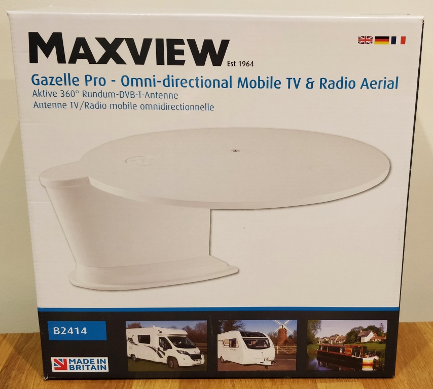 Maxview B2414 Gazelle Pro Omni-directional Mobile Tv And Radio Aerial-White