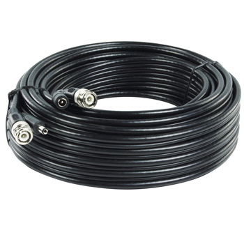 20m Security coax cable RG59 + DC power - Konig
