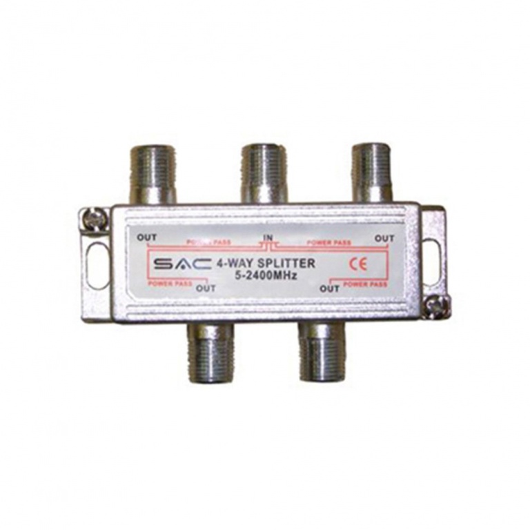 SAC 4 Way Indoor Splitter (5-2400MHz)