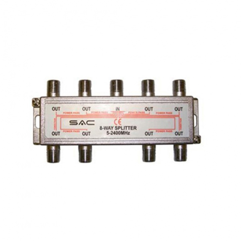 SAC 8 Way Indoor Splitter (5-2400MHz)