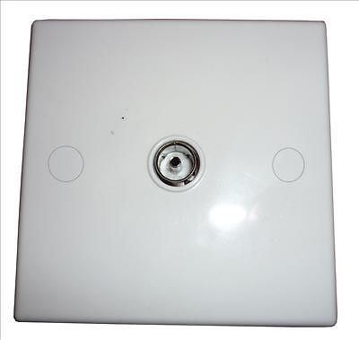 High Quality Single IEC COAX aerial wall socket (Non-isolated) - AE0063