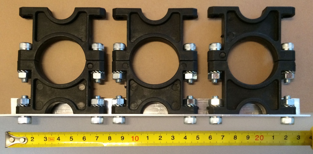 Triple Multifeed 23mm or 40mm Solid Plastic LNB Holder