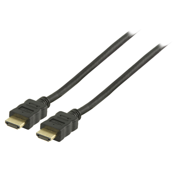 High Speed HDMI cable with Ethernet HDMI connector - HDMI connector 7.5m Black