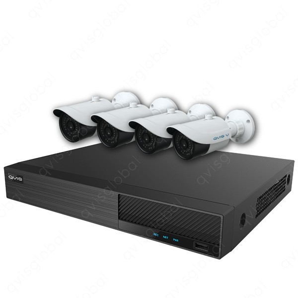 Mix Digital Viper NVR Kit - 8 Channel 2TB Recorder with 4 x 5MP Fixed Bullet Cameras