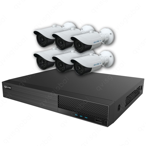 Mix Digital Viper NVR Kit - 8 Channel 2TB Recorder with 6 x 5MP Fixed Bullet Cameras