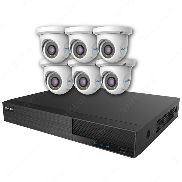 Mix Digital Viper NVR Kit - 8 Channel 2TB Recorder with 6 x 5MP Fixed Eyeball Cameras