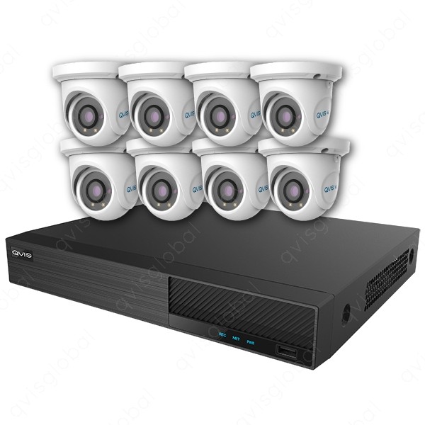 Mix Digital Viper NVR Kit - 8 Channel 2TB Recorder with 8 x 5MP Fixed Eyeball Cameras