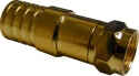 Crimp-on F Connector Gold for WF125 Type Cable