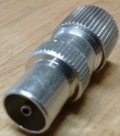TV RF Male Self Crimping Coax Plug for Coaxial Cables