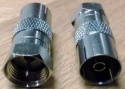 RF Female Socket to F Type Screw Male Plug Adapter Converter