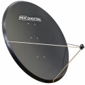 1.2m Mix Digital Steel Satellite Dish 1275mm x 1170mm & AZ-EL Mount