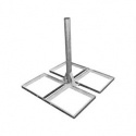 3'' x 3' Non-Penetrating Roof Mount For Satellite Dishes & Aerials