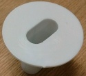 Twin Cable Tidy Grommet White
